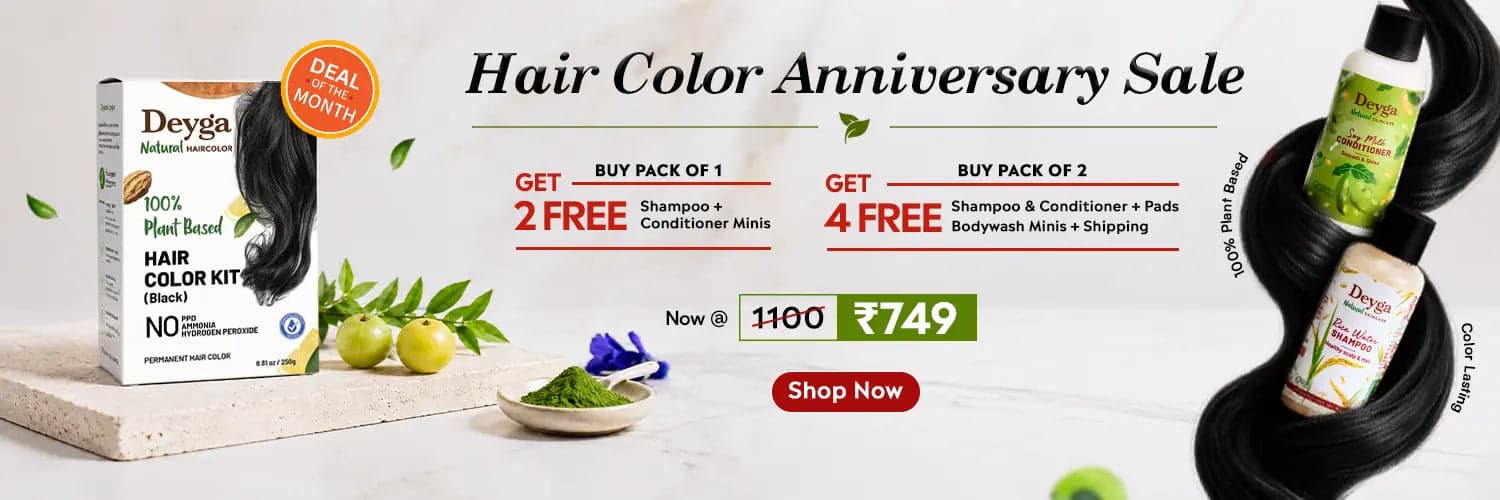 Natural Hair Colour Kit — No PPD, No Ammonia